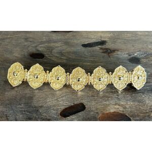 Vintage‎ Alexis Kirk Belt Buckle Gold Tone